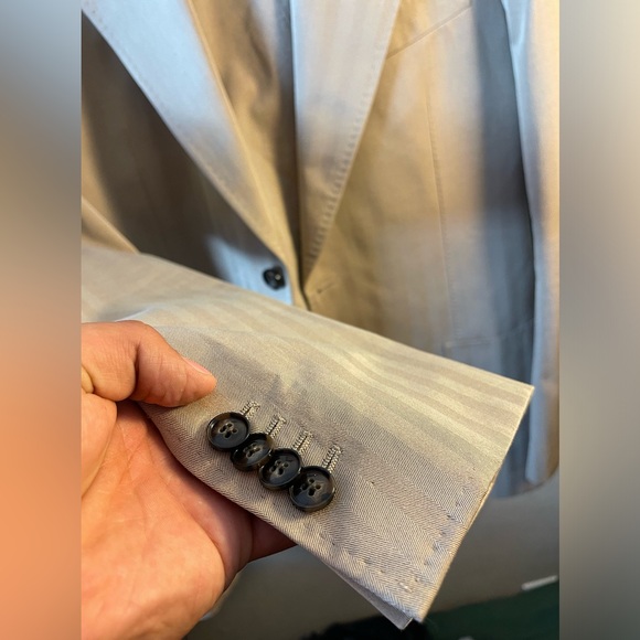 Suitsupply Tan Herringbone Suit 42r - Picture 3 of 12